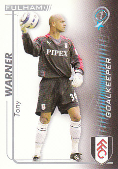 Tony Warner Fulham 2005/06 Shoot Out #145